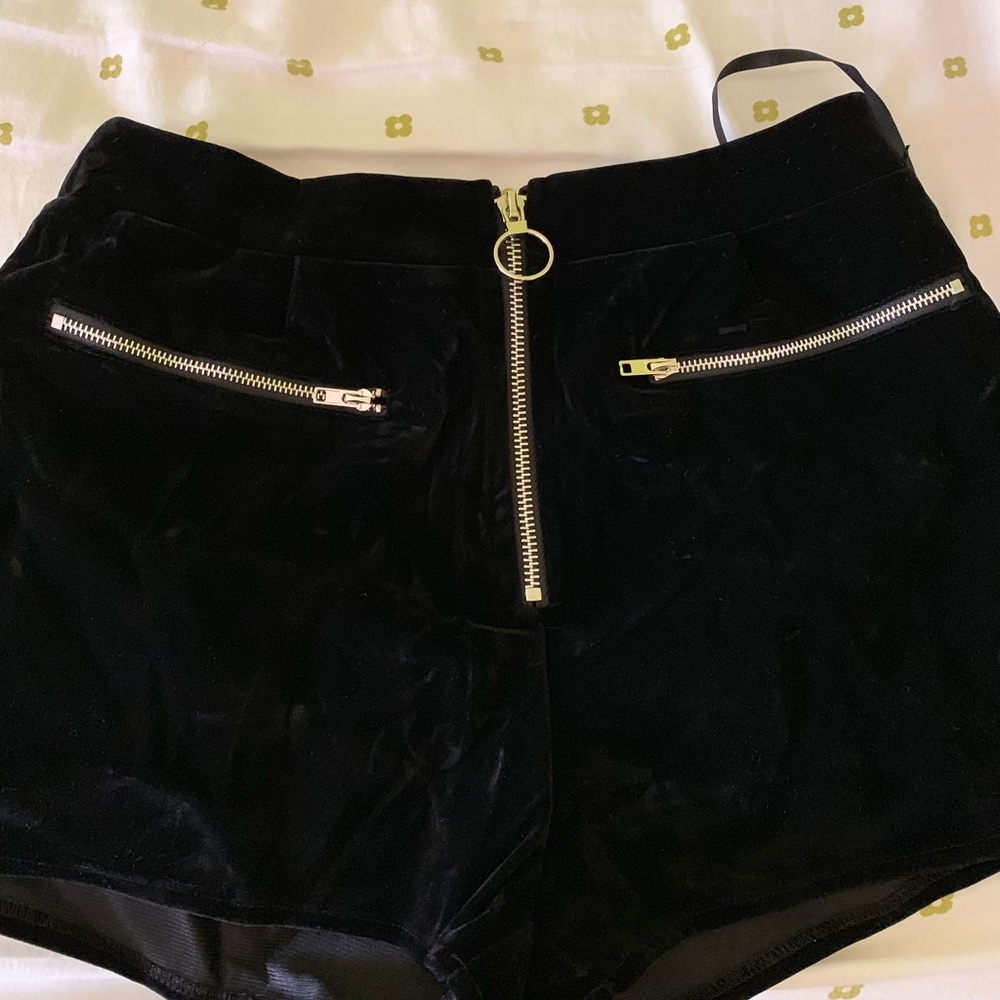 By the way suede shorts